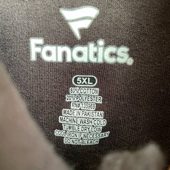 Fanatics Toronto Raptors Hoodie Mens 5XL Black Pullover Fleece Lined Sweatshirt - Picture 3 of 8